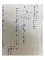 Đáp án đề cương hóa học kỳ 2 lớp 10