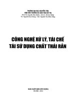 công nghệ xử lý, tái chế tái sử dụng chất thải rắn 