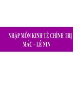BÀI GIẢNG điện tử KINH tế CHÍNH TRỊ   sự HÌNH THÀNH, đối TƯỢNG, PHƯƠNG PHÁP NGHIÊN cứu của KINH tế CHÍNH TRỊ