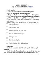 ĐỀ KT KH, đl lớp 4,5 tt 22