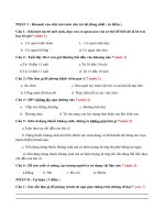 đề thi mon khoa học đầy đủ lớp 5