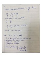 Đáp án đề cương hóa học kỳ 2 lớp 10