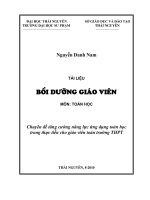 Ung dung toan hoc trong thuc tien