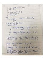 Đáp án đề cương hóa học kỳ 2 lớp 10