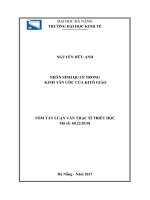 Nhân sinh quan trong kinh tân ước của kitô giáo 
