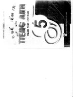 Các đề Kiểm tra Tiếng Anh lớp 5