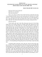 GIẢI PHÁP ĐẨY MẠNH CÔNG TÁC TUYÊN TRUYỀN, GIÁO DỤC TRONG ĐOÀN VIÊN THANH THIẾU NHI