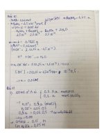 Đáp án đề cương hóa học kỳ 2 lớp 10