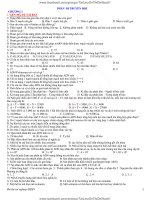 Trắc nghiệm Sinh phần Di truyền học (có đáp án)