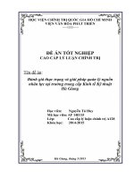 Đề án bảo vệ cao cấp chính trị