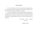 Đánh giá hiệu quả kinh tế sản xuất  lúa của các hộ nông dân xã hùng sơn, huyện thanh miện, tỉnh hải dương 