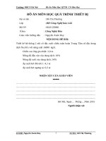 Thiết kế hệ thống 2 nồi cô đặc xuôi chiều tuần hoàn trung tâm cô đặc dung dịch  Na2SO4 với năng suất 16000  kgh 