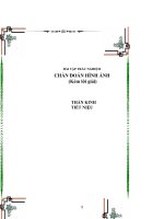 Trắc nghiệm chẩn đoán hình ảnh hệ thần kinh và tiết niệu