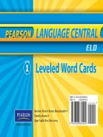 Pearson 10   english language development   leveled word cards   grade 1 (428p) 
