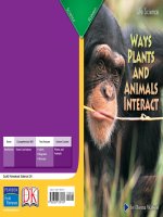 3 4 ways plants and animals interact (life science) 
