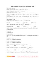 Đề thi Violympic Toán lớp 8 vòng 16 năm 2015  2016 