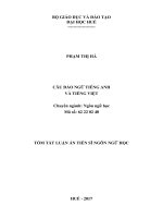 Câu đảo ngữ tiếng anh và tiếng việt (tt)