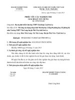 PHIẾU YÊU CẦU NGHIỆM THUGIAI ĐOẠN XÂY DỰNG và phiếu yêu cầu nghiệm thu công trình