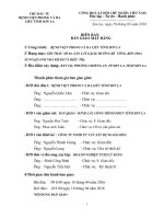 BB bàn giao mặt bằng PDL 