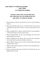GIÁO TRÌNH tư TƯỞNG hồ CHÍ MINH 