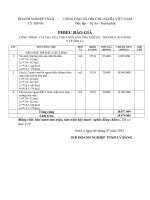 Báo giá trường y  nền nhà thi đấu 