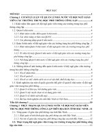 Quản lý nhà nước về đội ngũ giáo viên Trung học phổ thông công lập trên địa bàn tỉnh Bắc Ninh (TT)