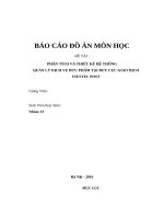 Đề Tài Quàn lý dịch vụ bưu phẩm