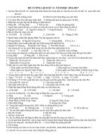 de cuong trac nghiem on tap  lich su 11 ky II