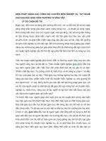 Skkn biện pháp nâng cao trình độ chuyên môn nghiệp vụ, tay nghề cho đội ngũ giáo viên trường TH vĩnh tân 