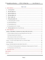 ĐỀ tài Tìm hiểu nội dung và phương pháp dạy học môn Toán lớp 3 ở trường Tiểu học.