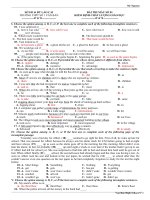 Bộ đề ôn thi TN THPT tiếng anh