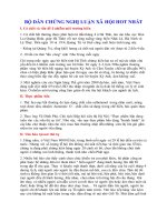 BỘ dẫn CHỨNG NGHỊ LUẬN xã hội