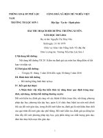 BÀI THU HOẠCH bồi DƯỠNG THƯỜNG XUYÊN MODULE 28 tiểu học 