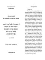 Nghiên cứu ngữ nghĩa của các động từ chỉ sự tri giác bằng giác quan trong tiếng Anh trên bình diện ngôn ngữ học tri nhận (Đối chiếu tiếng Việt)
