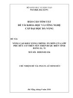 Nâng cao khả năng chống ăn mòn của lớp phủ hữu cơ trên nền thép được biến tính bằng Zr, Ti