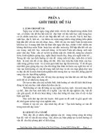 SKKN Tạo tình huống có vấn đề  trong một tiết dạy toán