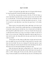 Nghiên cứu tình trạng di căn hạch gác bằng dược chất phóng xạ làm cơ sở xác định phương pháp phẫu thuật ung thư vú giai đoạn i, II 