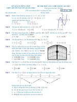 ĐỀ THI THỬ LẦN 2 THPT QUỐC GIA 2017 TOÁN