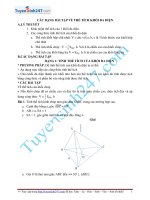 cac dang bai tap ve the tich khoi da dien