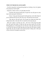 Skkn áp dụng phương pháp học chủ động và học trải nghiệm trong giảng dạy chuyên ngành 