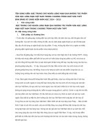 Sáng kiến kinh nghiệm đặc trưng chủ nghĩa lãng mạn qua các tác phẩm trong chương trình ngữ văn THPT 