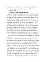 Sáng kiến kinh nghiệm hướng dẫn học sinh tiếp nhận truyện ngắn một người hà nội theo hướng tiếp cận nghệ thuật về con người của nguyễn khải 