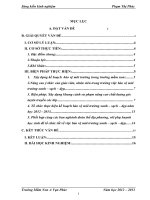 Skkn một số biện pháp chỉ đạo giáo viên, nhân viên xây dựng môi trường xanh – sạch – đẹp trong trường mầm non a vạn phúc 