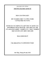 Đánh giá tác động của quỹ đầu tư Quốc gia (Sovereign wealth Fund - SWF) đến giá trị của doanh nghiệp - Nghiên cứu thực nghiệm một số SWF lớn trên thế giới