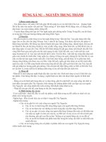 RỪNG XÀ NU _ Nguyễn Trung Thành