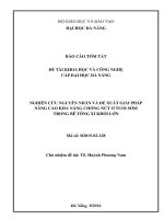 Nghiên cứu nguyên nhân và đề xuất giải pháp nâng cao khả năng chống nứt ở tuổi sớm trong bê tông xỉ khối lớn