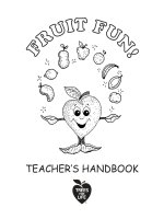 Tiếng anh dành cho trẻ em hay, fruit fun teachers handbook