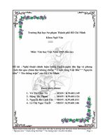 nghệ thuật chính luận trong tuyên ngôn độc lập và phong cách thơ qua chùm thơ kháng chiến “ cảnh rừng việt bắc” “ nguyên tiêu” “ tin thắng trận” của hồ chí minh  