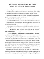 BÀI THU HOẠCH bồi DƯỠNG THƯỜNG XUYÊN MODULE 34 cấp tiểu học 