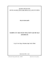 Nghiên cứu một số kỹ thuật rút gọn bề mặt mô hình 3D (LV thạc sĩ)